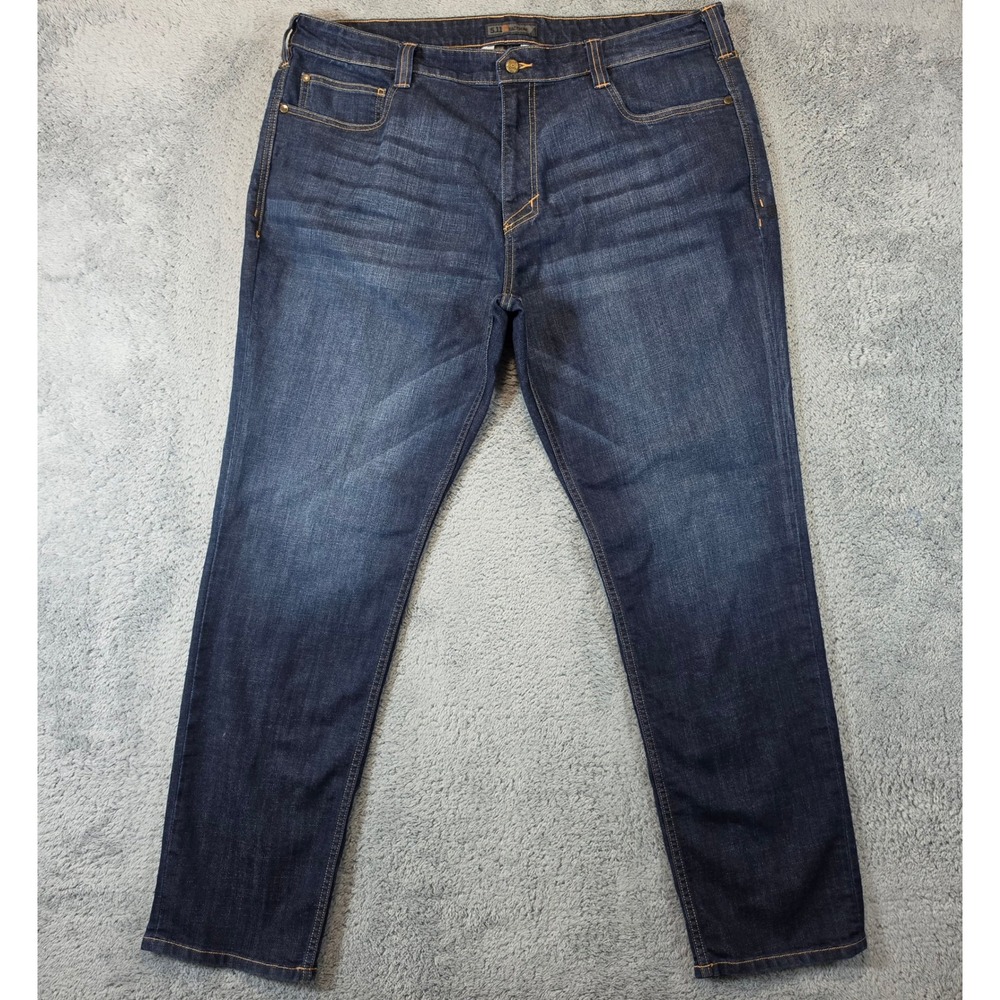 5.11 Tactical Defender Flex Jeans Mens 40x32 Dark Wash Blue Slim Stretch 74465